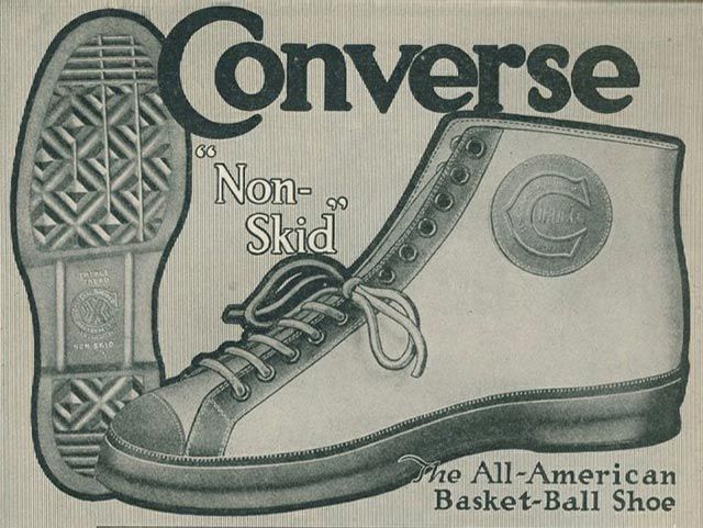 1917年剛推出「Non-Skid」鞋款海報