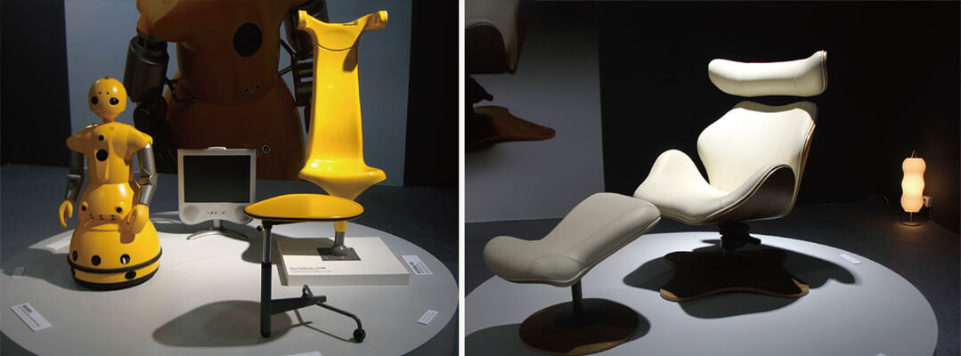 (左)家用機器人(右)TOK椅