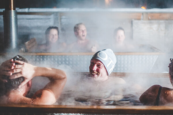 冬天可以享受到桑拿浴。Photo Asaf Kliger