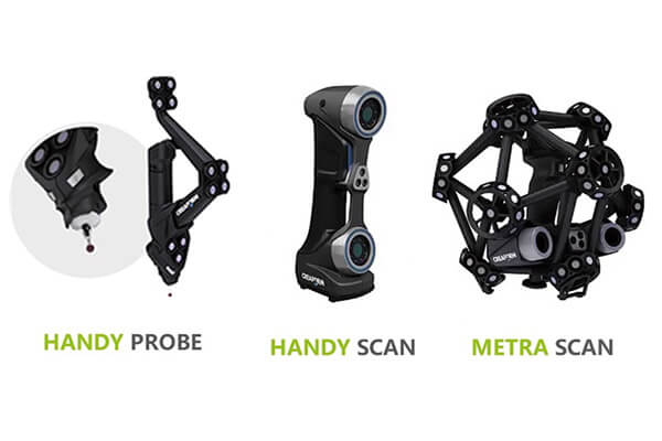 Creaform品牌旗下適合汽車產業的三大手持式3D掃描機款