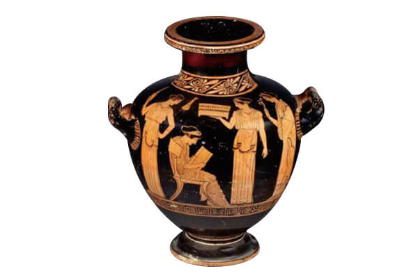 圖二_大英博物館館藏古希臘水罐（Hydria）