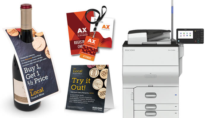 商務型數位印刷機輸出成品效果佳，猶如傳統平版印刷，且體積精巧不占空間！