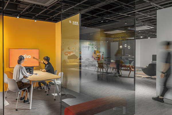 企業組織持續在變化，震旦提出解決方案協助顧客打造更適合的辦公空間場域。