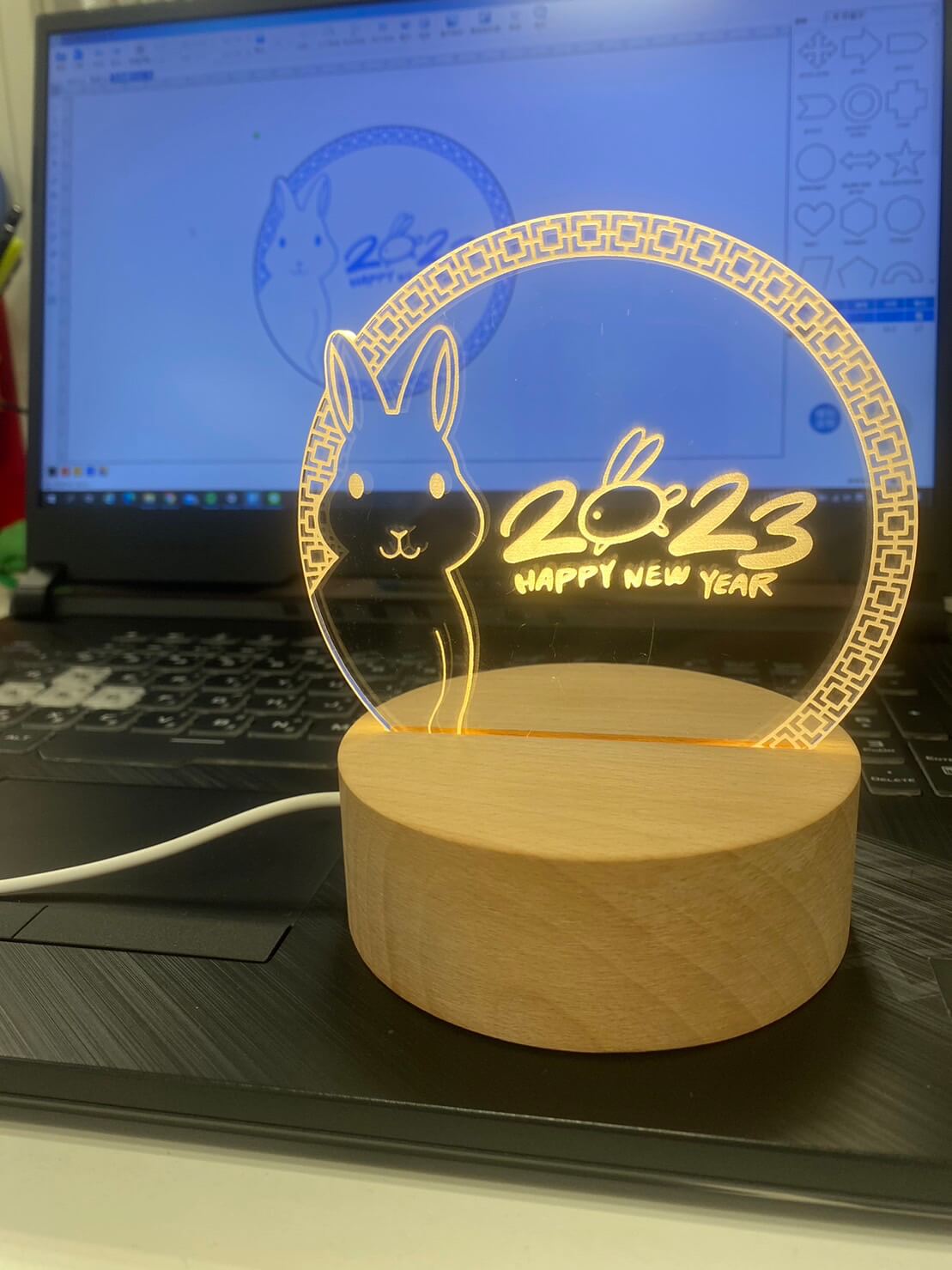 雷射切割機應用|元宵節feat.金兔小夜燈製作 雷射切割機應用|元宵節feat.金兔小夜燈製作