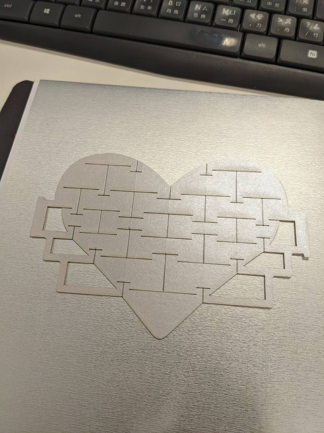 情人節特輯｜情人節出心招，用影印機製作立體心卡片