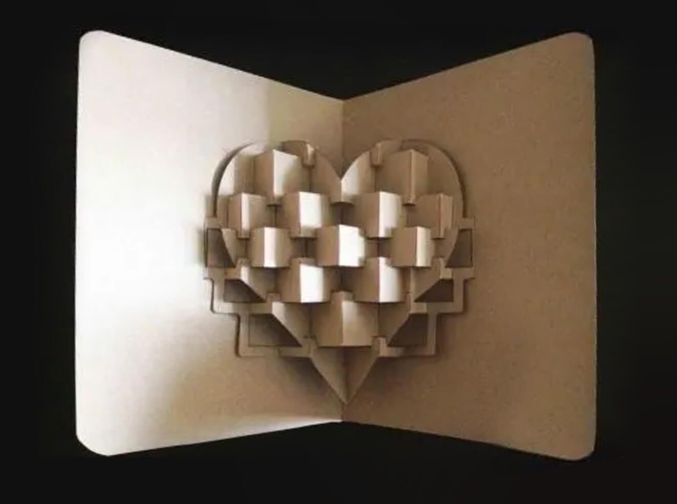 情人節特輯｜情人節出心招，用影印機製作立體心卡片