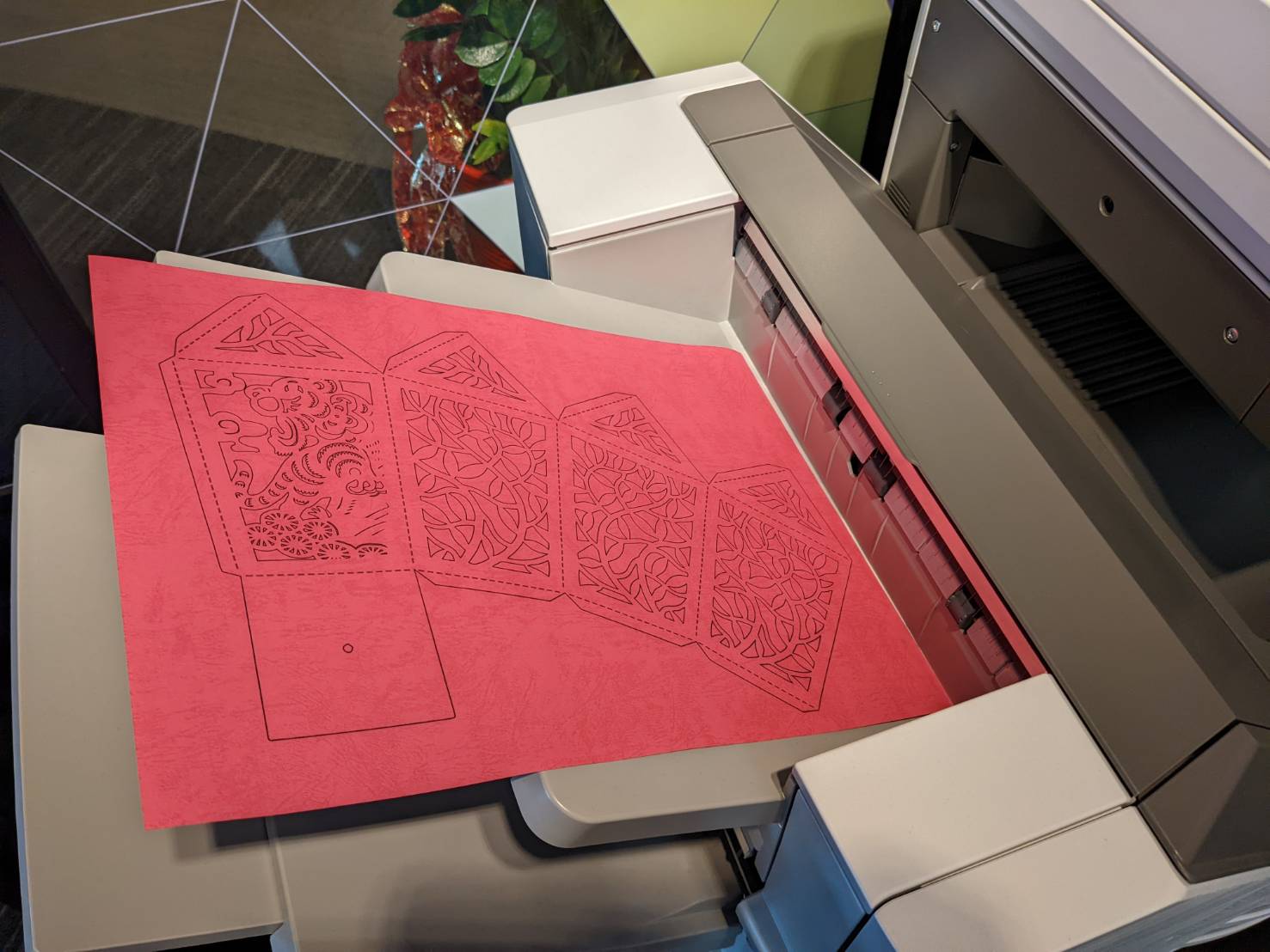 元宵節燈籠紙模型下載｜影印機＋雷切機教學自製小燈籠