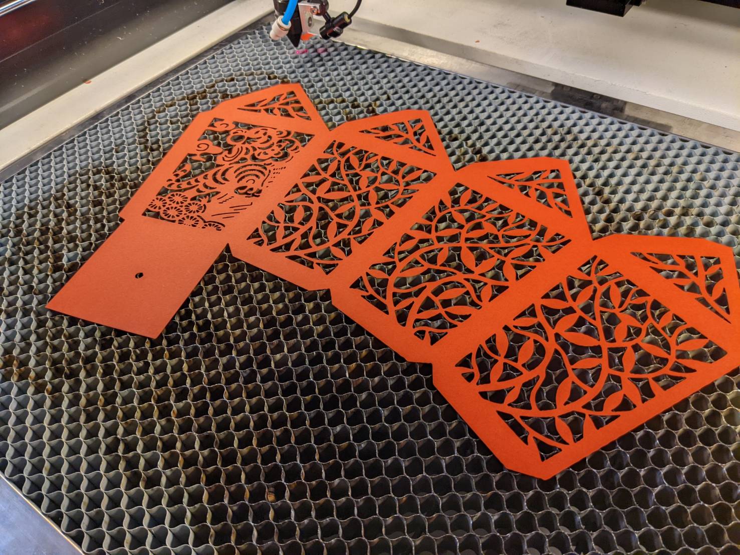 元宵節燈籠紙模型下載｜影印機＋雷切機教學自製小燈籠