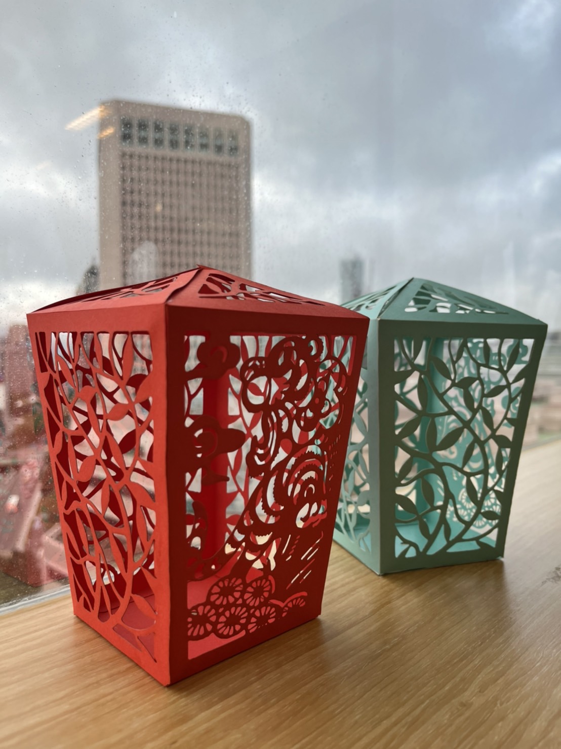 元宵節燈籠紙模型下載｜影印機＋雷切機教學自製小燈籠