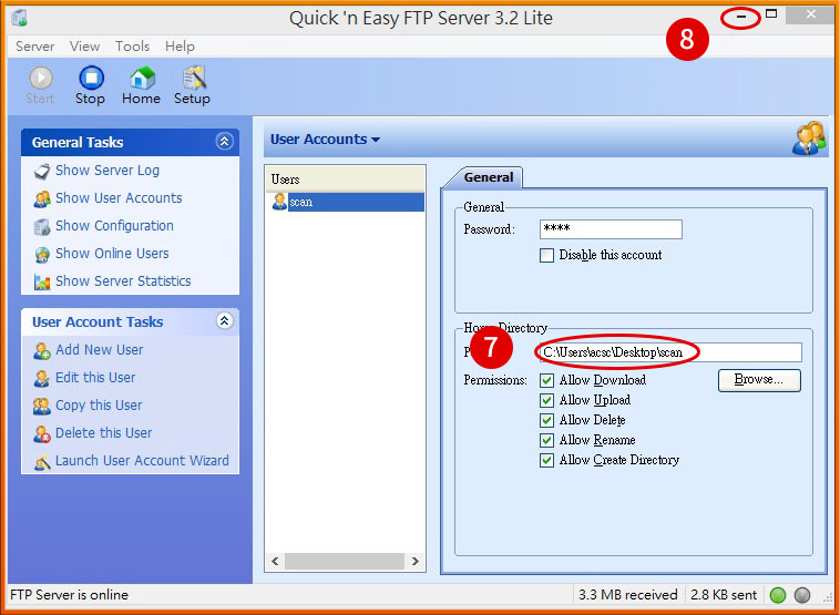 [ 掃描 ] Ｑ.影印機掃描成功，但找不到資料存檔的地方-路徑檢查(FTP)