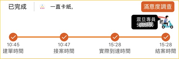 Q. 工程師已經維修完畢了，如何對維修工程師的服務給予評價？