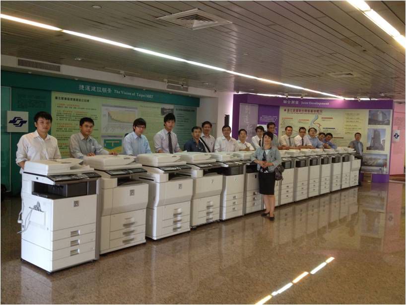 台北捷運工程局｜黑白多功能事務機提升工作效率