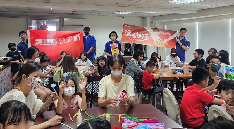 震旦OA永康X社團法人台南市陽光真愛青少年關懷協會_用陪伴，點亮青少年的笑容