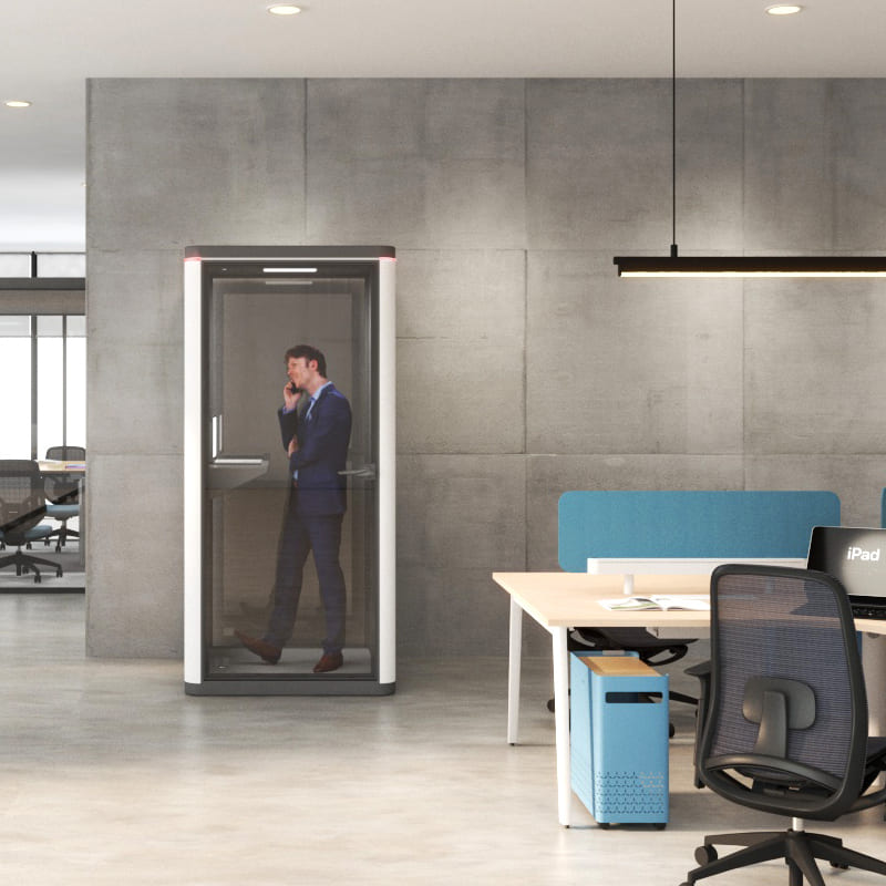 靜音艙｜開放式辦公空間的平衡魅力