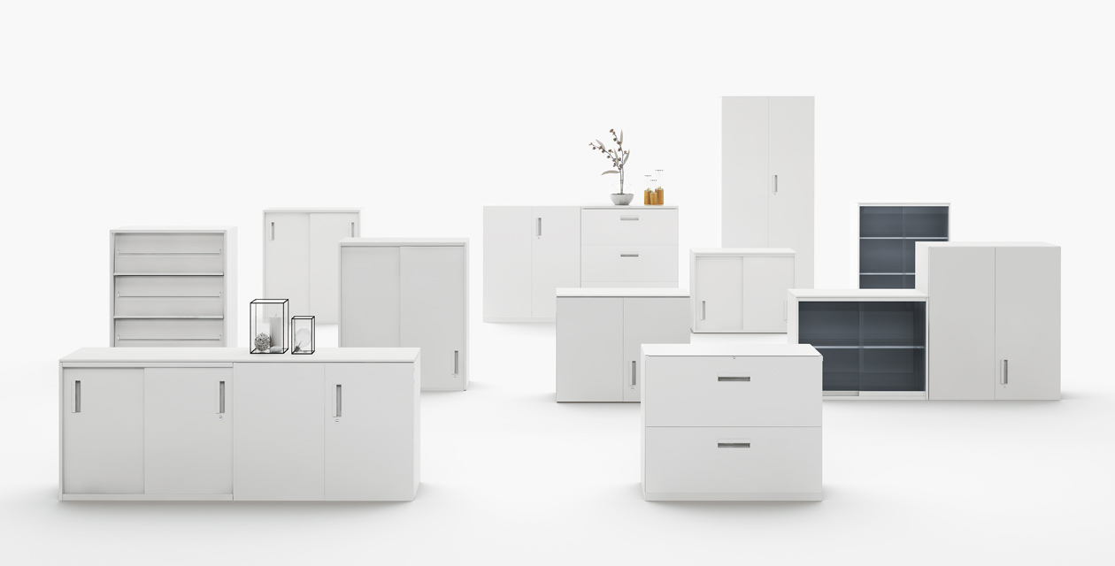 ［經典］iStore系列檔案櫃，你想過讓公文櫃成為共享桌面一部份嗎？