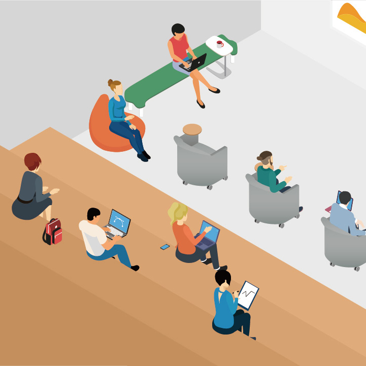 2022辦公室空間設計趨勢：健康與幸福感為首要課題！