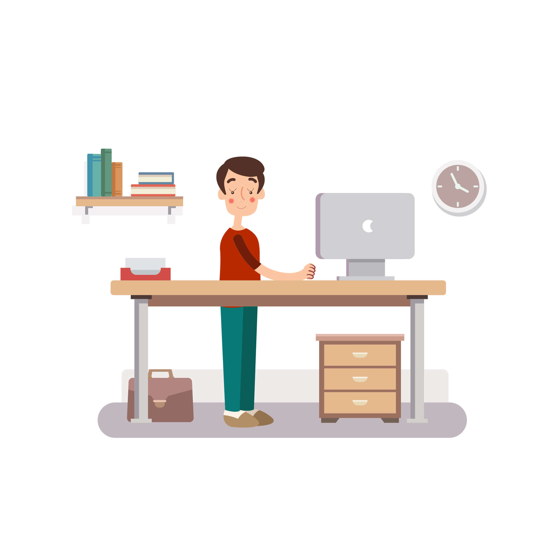 上班族必備健康學分—辦公的坐、站分配學 上班族必備健康學分—辦公的坐、站分配學