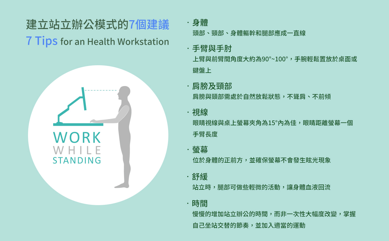 升降桌使用7大Tips|升降電腦桌推薦想打造健康辦公環境的你 升降桌使用7大Tips|升降電腦桌推薦想打造健康辦公環境的你