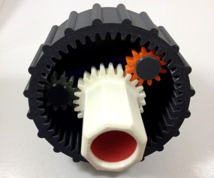 震旦與3D列印領導品牌Stratasys合作 搶攻百億巿場 靈感系列3D列印樣品_軸承零組件