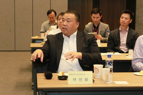 香港城市大學EMBA班參訪震旦集團 交流企業經營機遇與挑戰 雙方交流踴躍,彼此積極交換經營經驗與分享事業心得