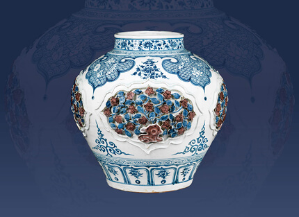 古器物學講座—認識元青花瓷專題➅ 元青花的多重技法表現