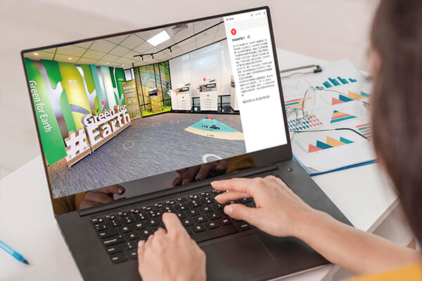 震旦．未來辦公式虛擬展廳上線—360°環景體驗 未來辦公空間