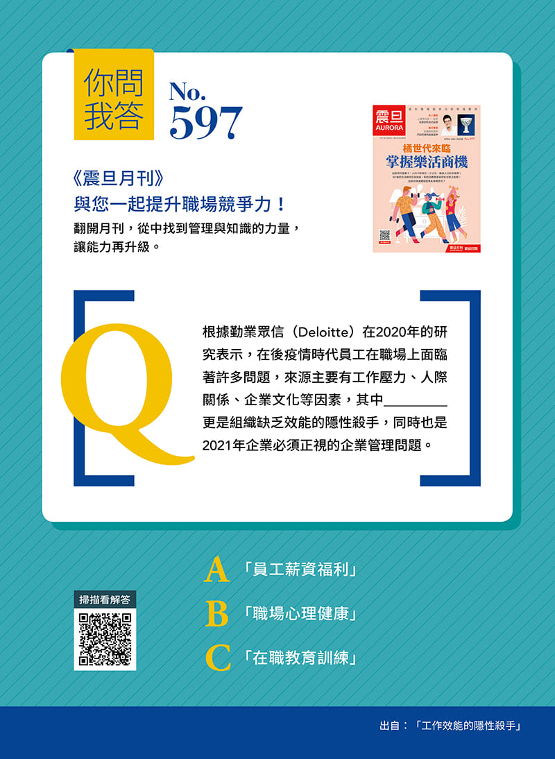 你問我答No.597 你問我答No.597