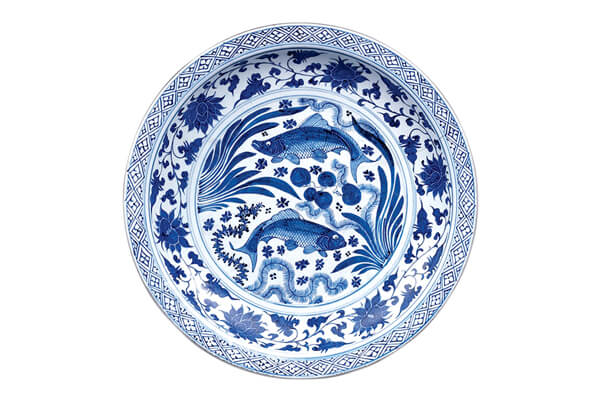 認識元青花瓷專題——形紋設計➉ 元代青花魚藻紋設計 認識元青花瓷專題——形紋設計➉ 元代青花魚藻紋設計