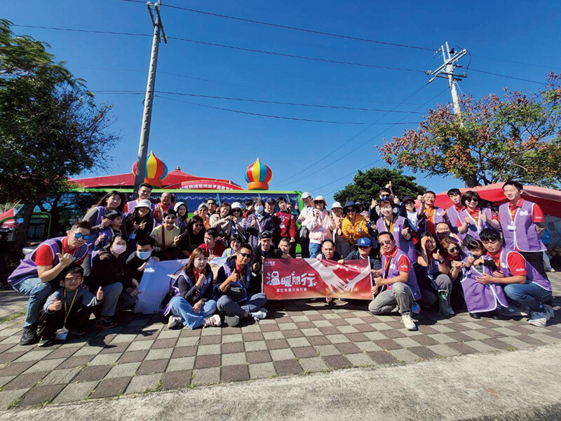 震旦人公益行動「溫暖隨行」 愛在日常，傳遞幸福