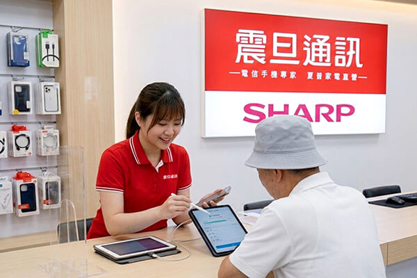 震旦通訊×SHARP創新科技—AI引領 綠色零售新未來