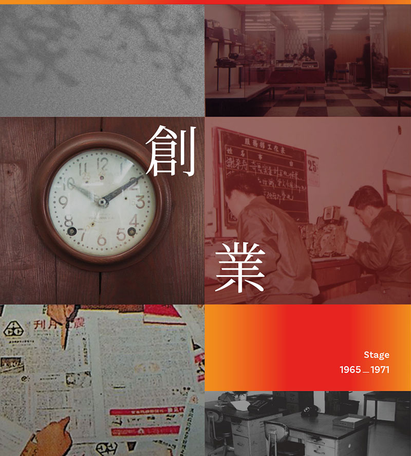 第|1|階段 1965-1971 【創業時期】 創業草創,踏實起步 第|1|階段 1965-1971 【創業時期】 創業草創,踏實起步